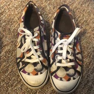 COACH POPPY CONVERSE SHOE SNEAKER 9.5 9 1/2 women